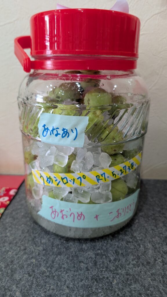 穴あきうめ