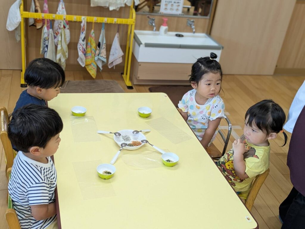ふりかけ作り ちゅ② 待つ ①